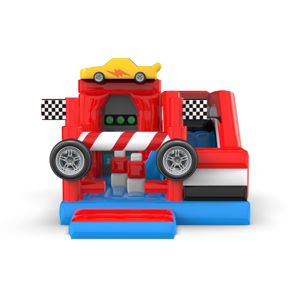 Nafukovacia atrakcia so šmykľavkou - combo automobilové