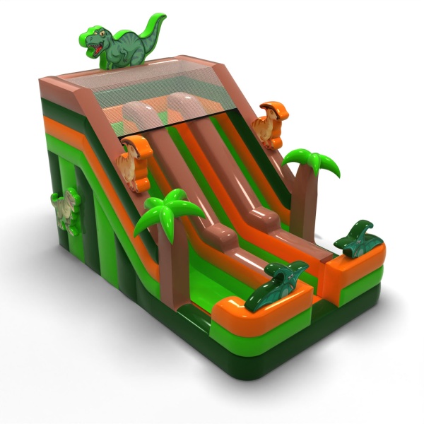 Dvojitá šmykľavka s motívom dinosaurov mini