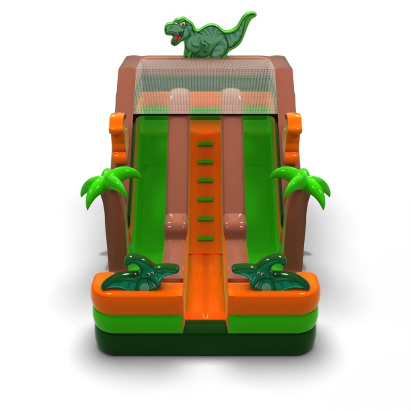 Dvojitá šmykľavka s motívom dinosaurov mini