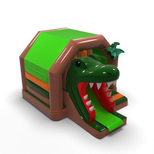 Tlama dinosaura - nafukovacia atrakcia so šmykľavkou