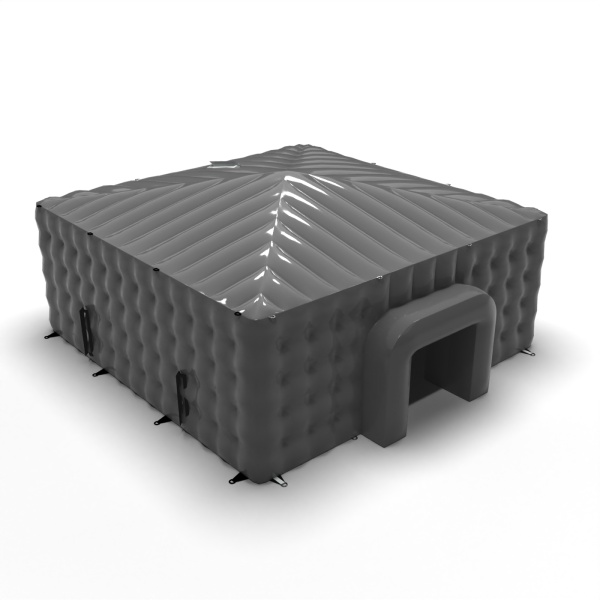 Nafukovací párty stan 4x4 - Sivý
