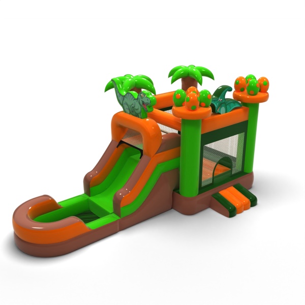 Vodná šmykľavka so skákacou časťou Dino