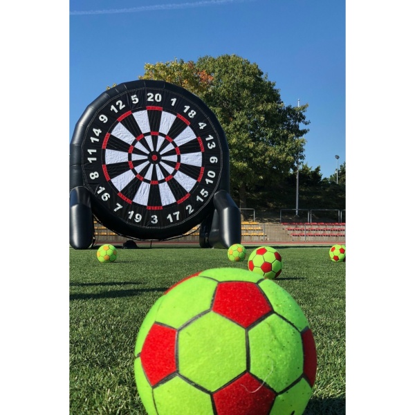 Použitý nafukovací terč Football Darts (obojstranný) - novšia konštrukcia