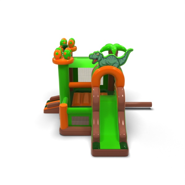 Nafukovací hrad combo s motívom dinosaurov