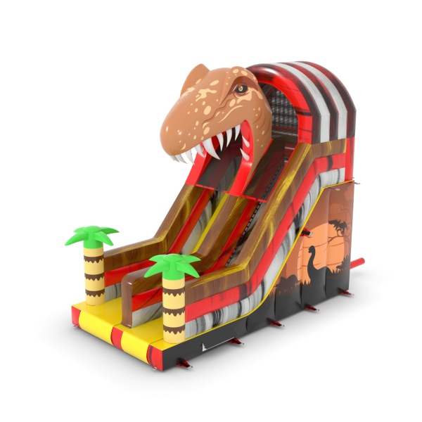 Nafukovacia šmykľavka v motíve dinosaurov