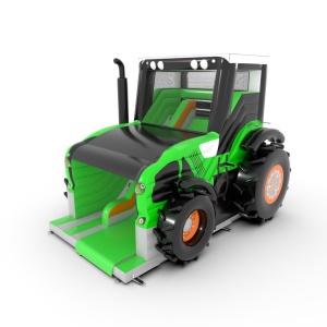 Nafukovacia šmykľavka Traktor