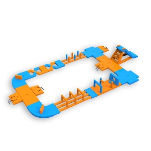 Nafukovací vodný park Ni...