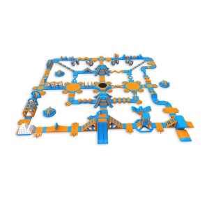 Nafukovací vodný park Sigma...